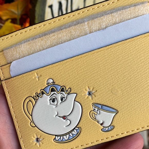 Authentic KATE SPADE Saffiano leather TEACUP DISNEY card holder - Picture 6 of 6